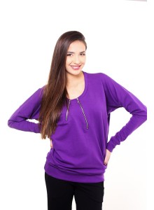 Bluze me madhësi standarde me patenta - Vjollce